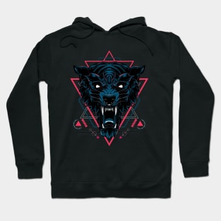 The Dark Wolf sacred geometry Hoodie